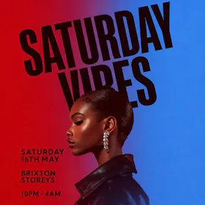 Saturday Vibes (£5 B4 Midnight With Ticket)