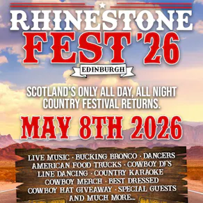 Rhinestone Fest: Edinburgh, May 8th 2026
