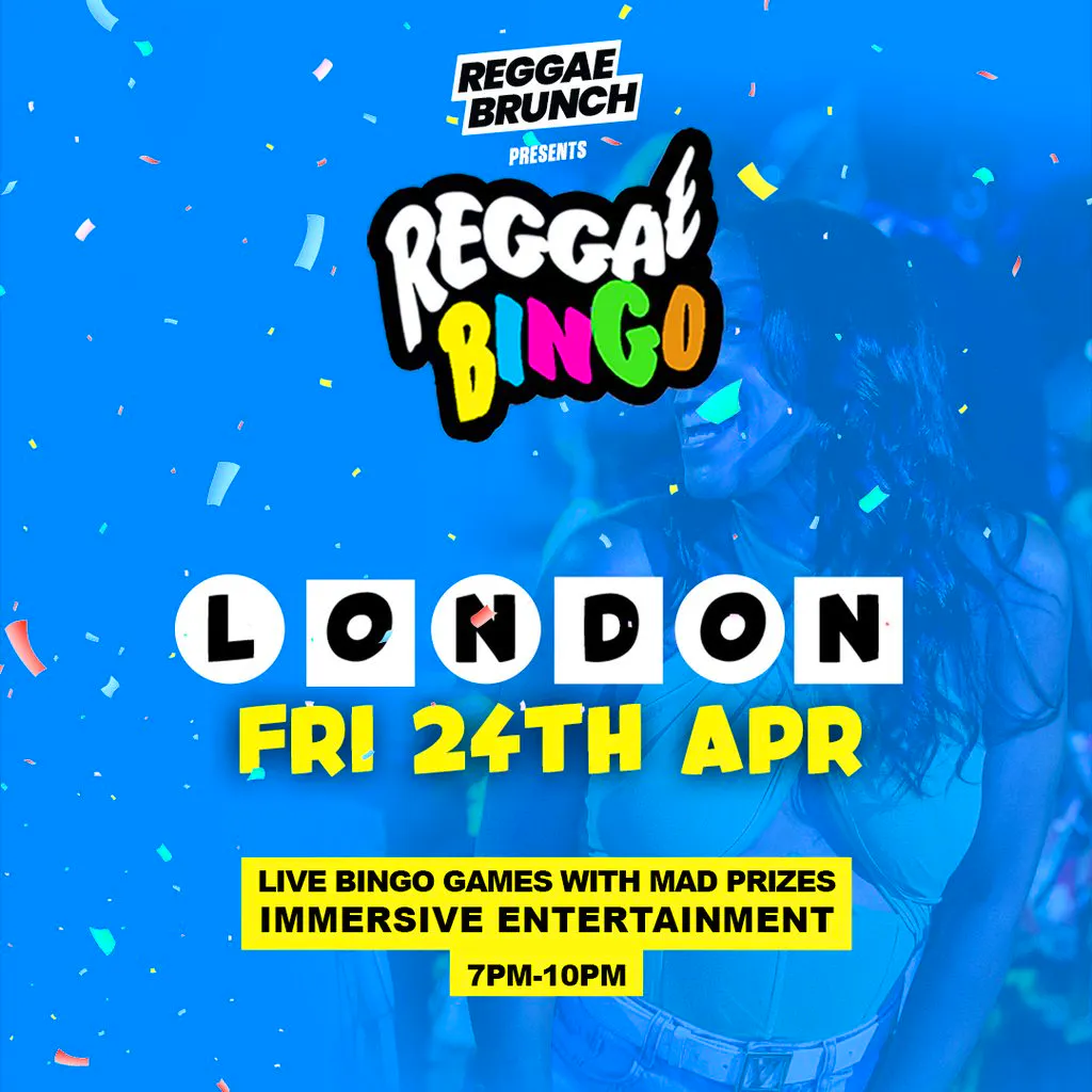 Reggae Bingo - London - Fri 24th Apr at Fire Club And The Garden Vauxhall