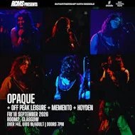 Opaque, Off Peak Leisure, Memento, Hoyden at Room2