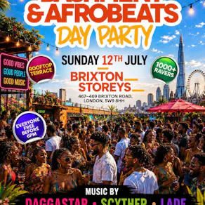 Bashment & Afrobeats Day Party - Everyone Free Before 6PM