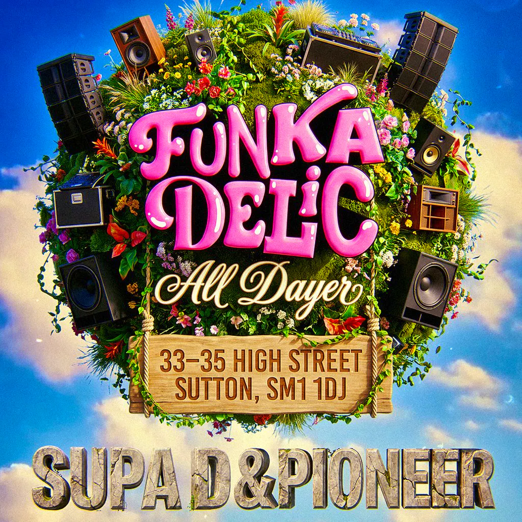 Funkadelic All Dayer in Sutton SM1 1Dj at Ranger's Bar Lounge And Restaurant