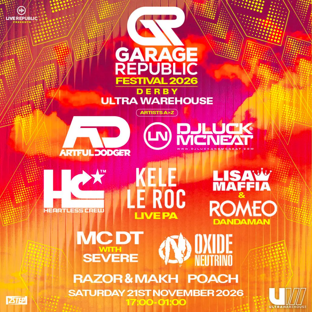 Garage Republic Festival | Ultra Warehouse Derby at Ultra Warehouse