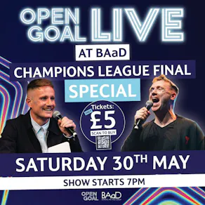Open Goal: LIVE Champions League Final 2026!