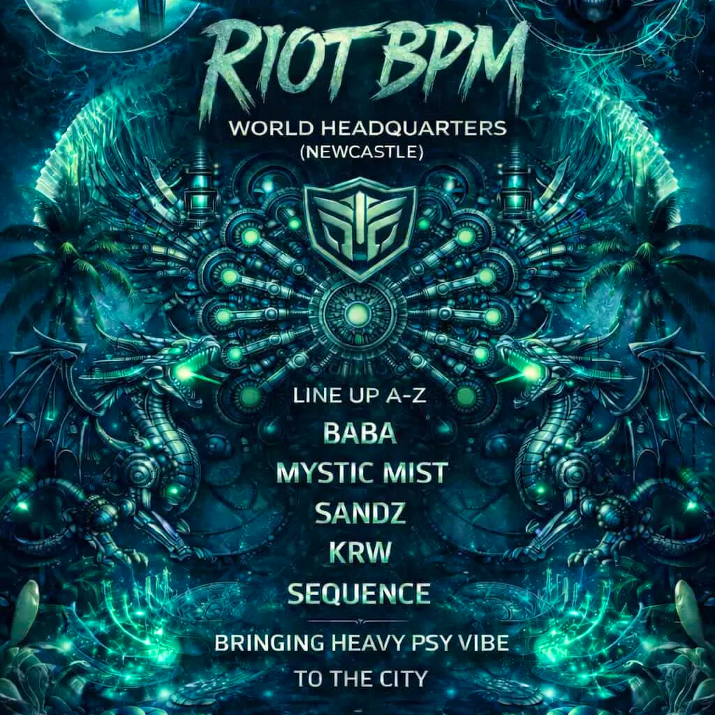 Riot.BPM Presents: PSYCHEDELIC RAVE X HARD TECHNO at World Headquarters