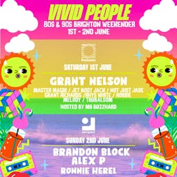 Vivid People Presents The 80s & 90s Brighton Weekender Tickets | Multiple Venues Brighton  | Sat 1st June 2024 Lineup