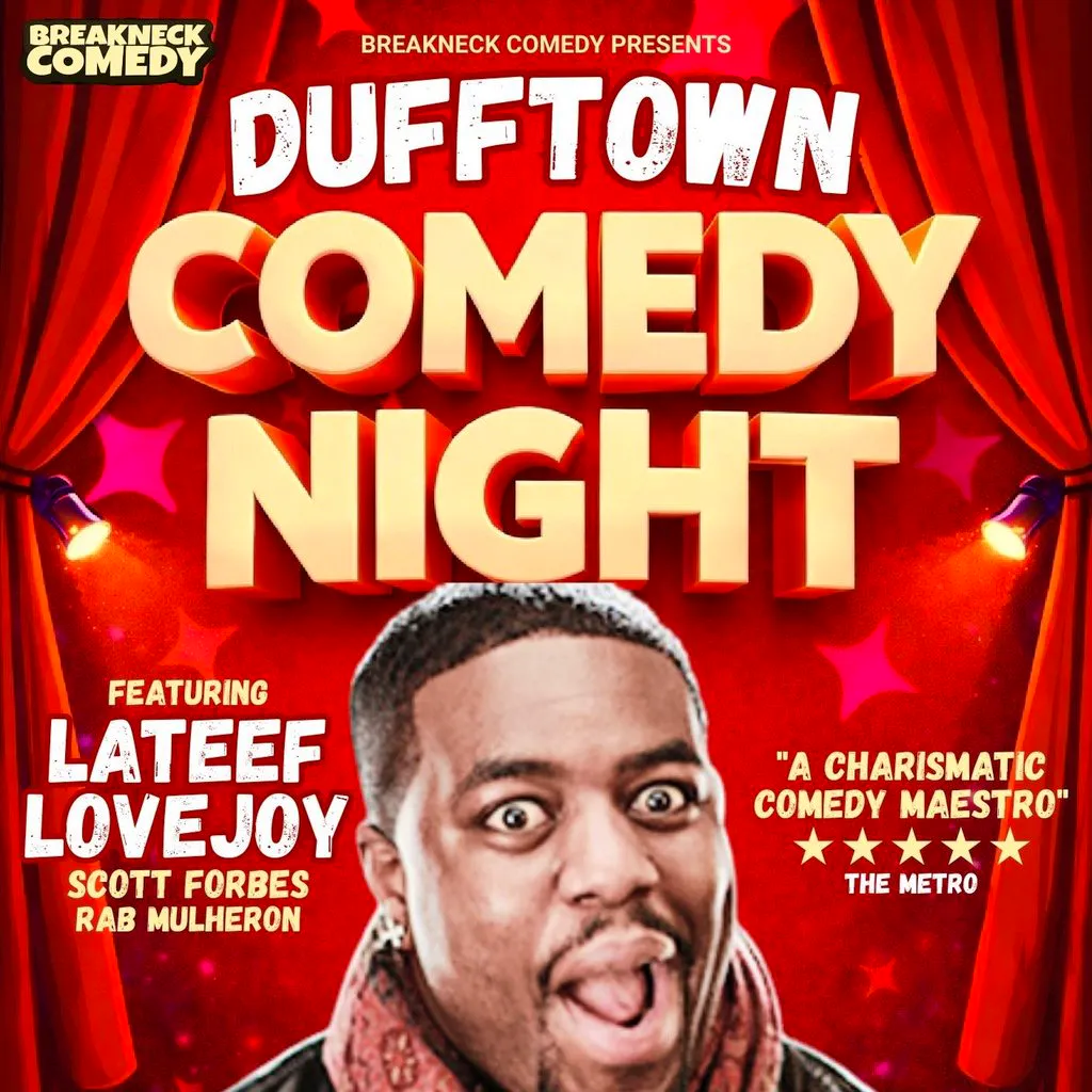 Comedy Night - Lateef Lovejoy at Mortlach Memorial Hall