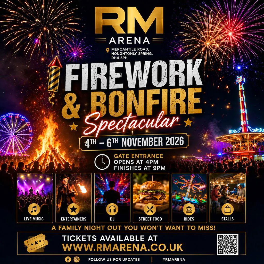 Firework & Bonfire Spectacular at The Rainton Arena