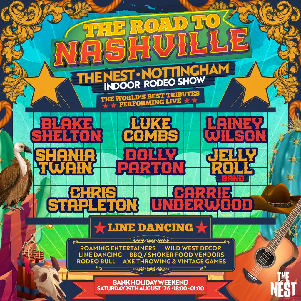 Road to Nashville Indoor Rodeo Show | The Nest at The Nest (@ Notts County FC)
