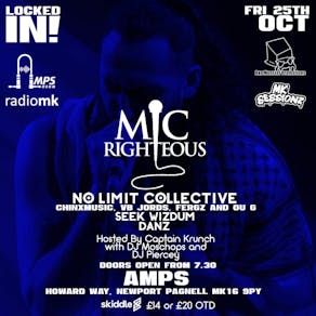 Mic Righteous, live at Amps