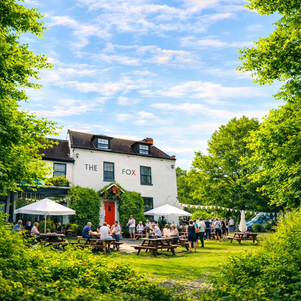 The Garden Party at The Fox Inn Stourton