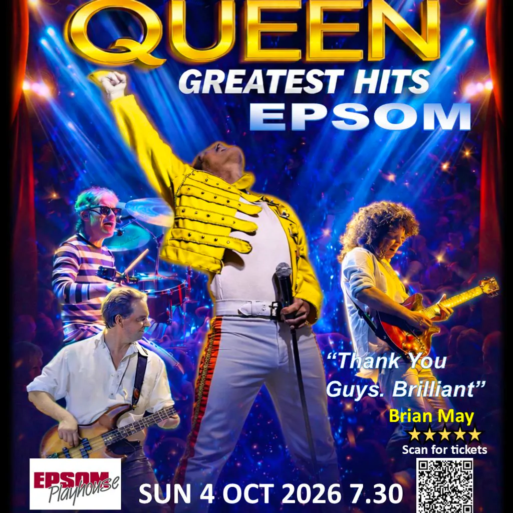 Queen Greatest Hits Epsom at Epsom Playhouse