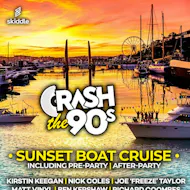 CrashThe90s Sunset Boat Cruise + Afterparty. at Below Decks