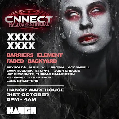 CNNECT "Halloween" at HANGR WAREHOUSE