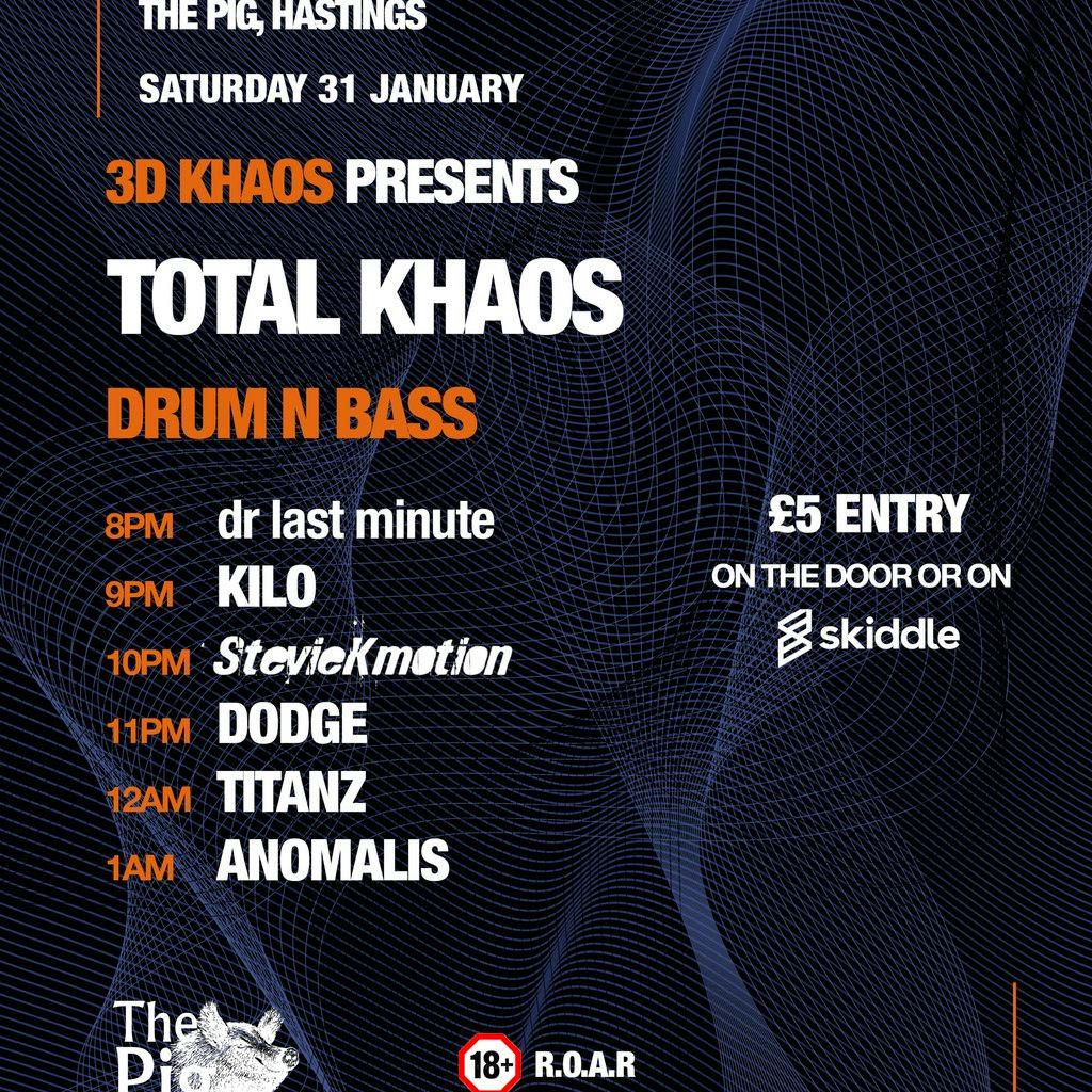 Total Khaos at The Pigs Palace White Rocks Hastings Tn341jl