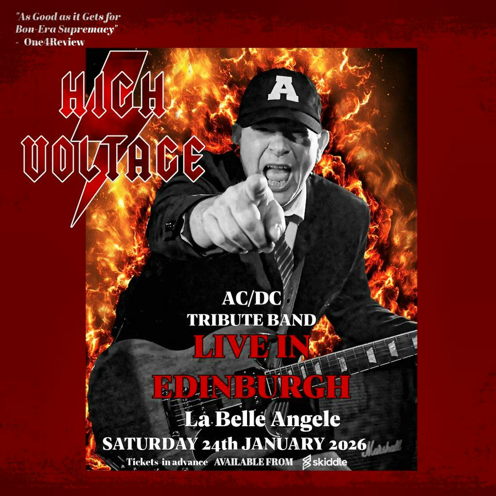 High Voltage - Scotland's Premier AC/DC Tribute Band at La Belle Angele