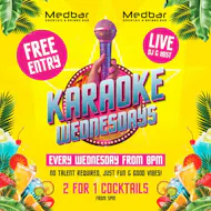 Karaoke & DJ from 8pm at Medbar Southampton