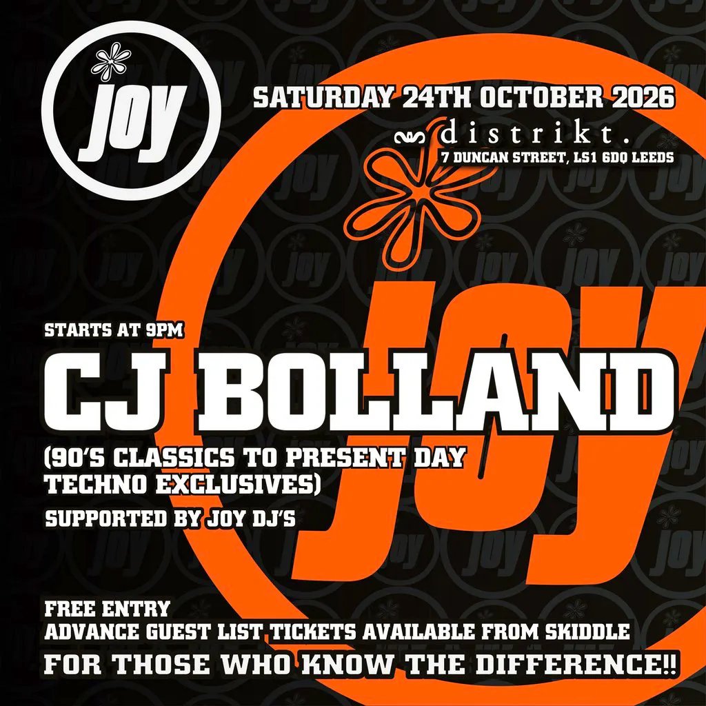 Joy at Distrikt Bar Leeds