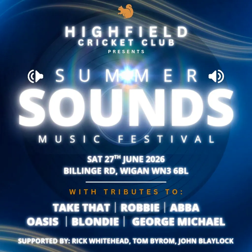 Summer Sounds Festival Wigan 2026 at Highfield Cricket Club