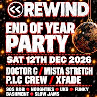 Rewind end of year party at Savannahs Mcr