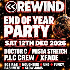 Rewind end of year party