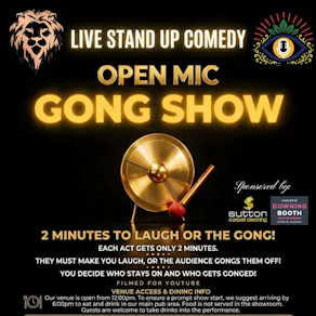 Live Stand Up Comedy Gong Show At The White Lion With Third Eye