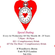 Speed Dating. 18 - 25 years. Wednesdays at Creativity In Our Hands: Suzanne Asphall
