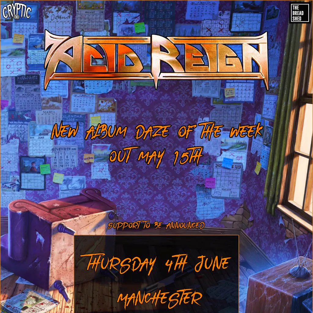 ACID REIGN & support - The Bread Shed, Manchester at The Bread Shed