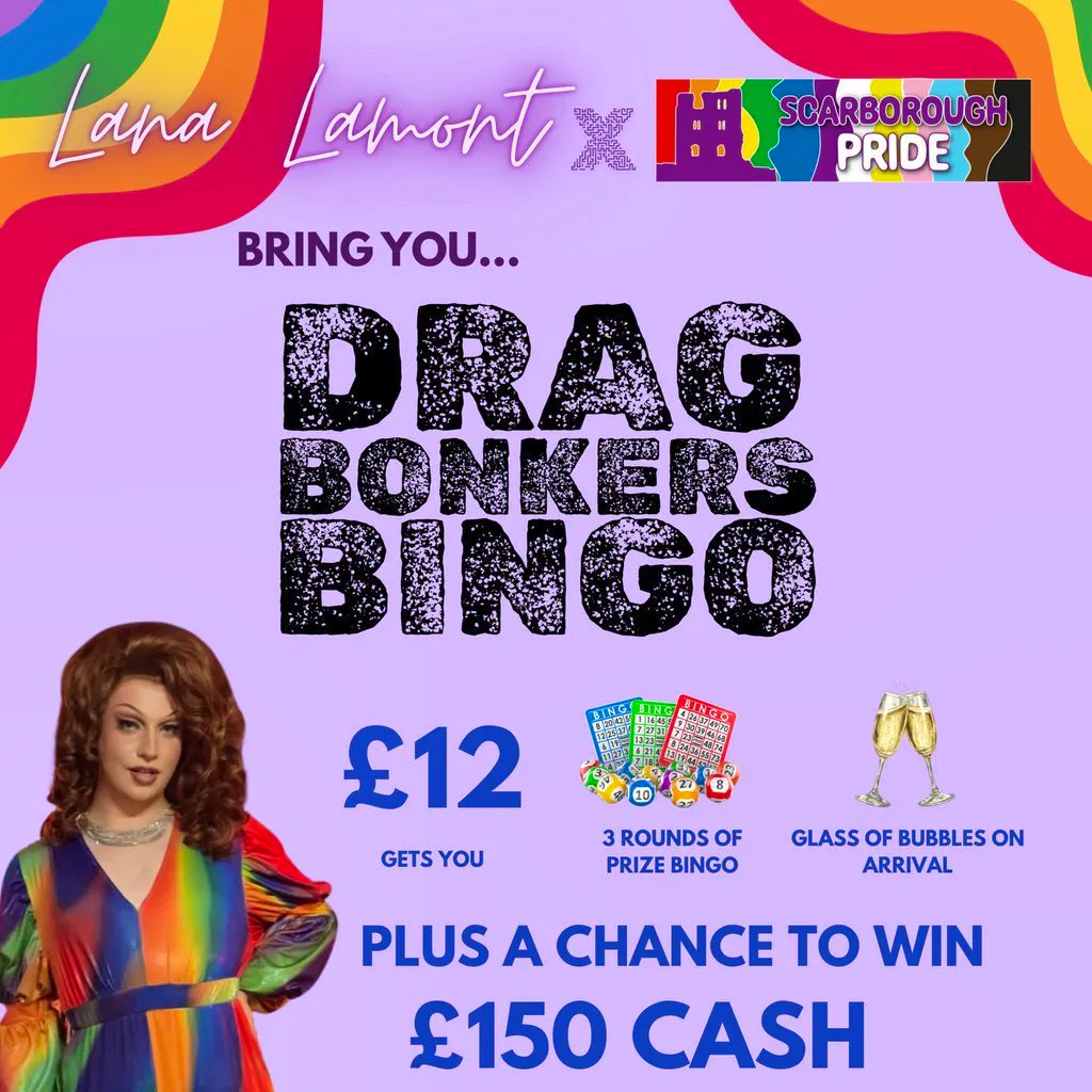 Drag Bonkers Bingo 2 at Scarborough Railwaymen's Club