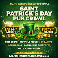 Saint Patrick´s Day Pub Crawl Manchester at Salt Dog Slim's Manchester, Manchester, United Kingdom