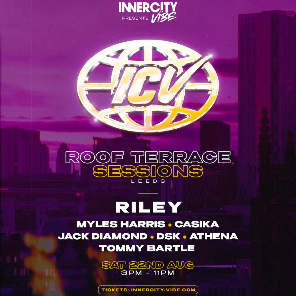 INNERCITY VIBE: Roof Terrace Sessions w/ Riley at Parkside Rooftop