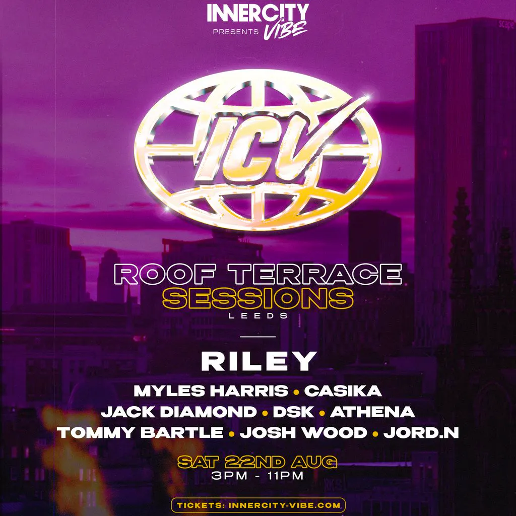 INNERCITY VIBE: Roof Terrace Sessions w/ Riley at Parkside Rooftop