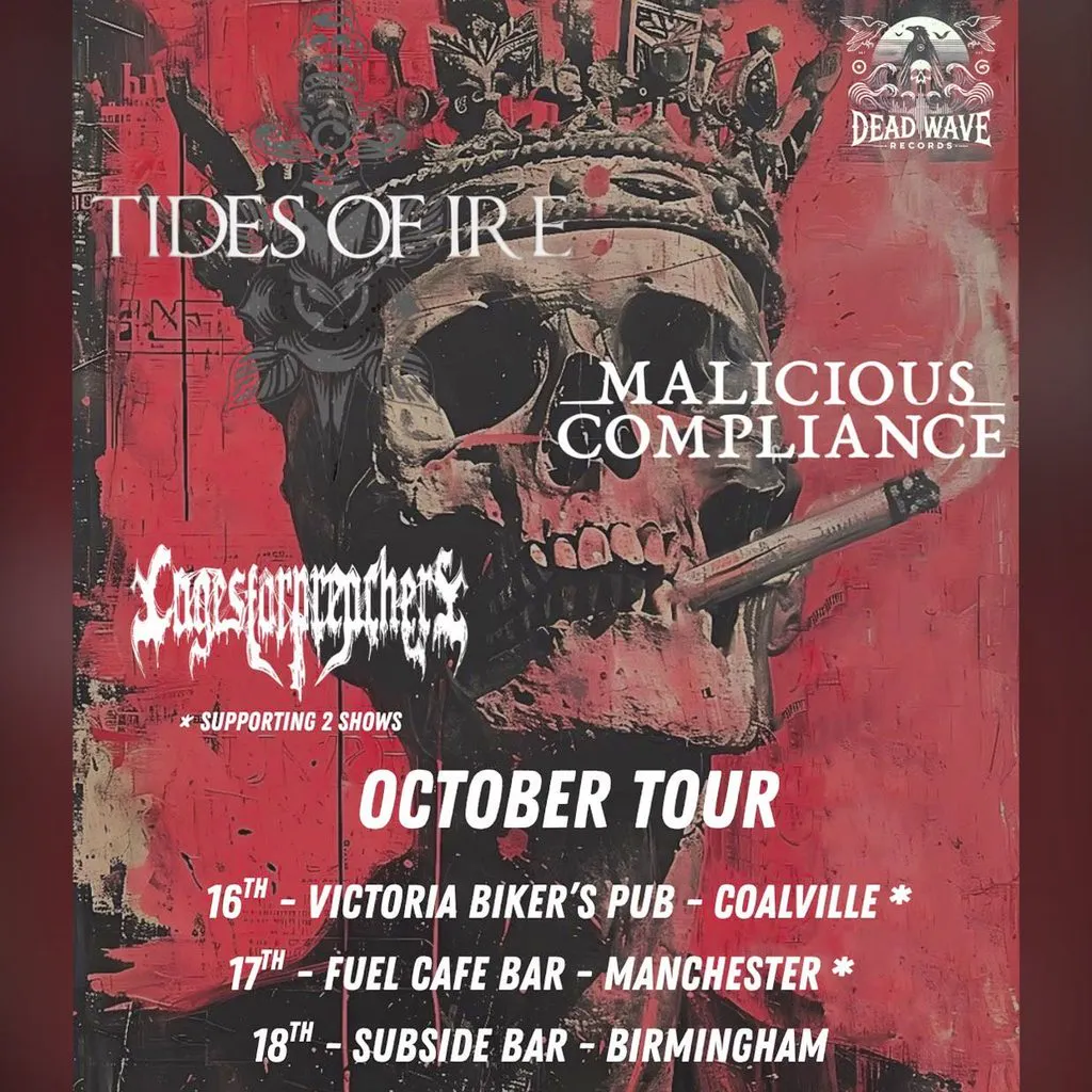 Tides of Ire + Malicious Compliance Tour 26 at Fuel Cafe Bar