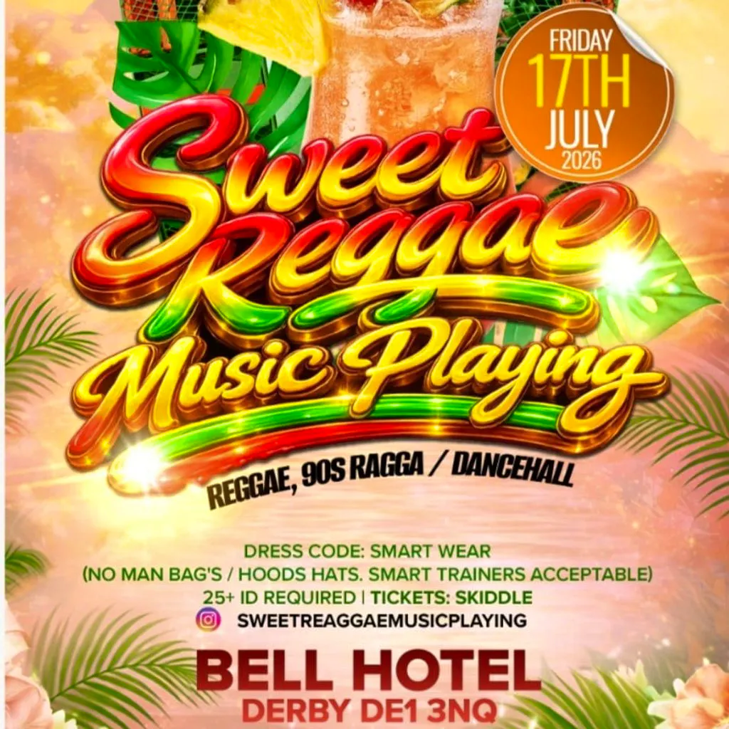 Sweet Reggae Music Playing at The Bell Derby