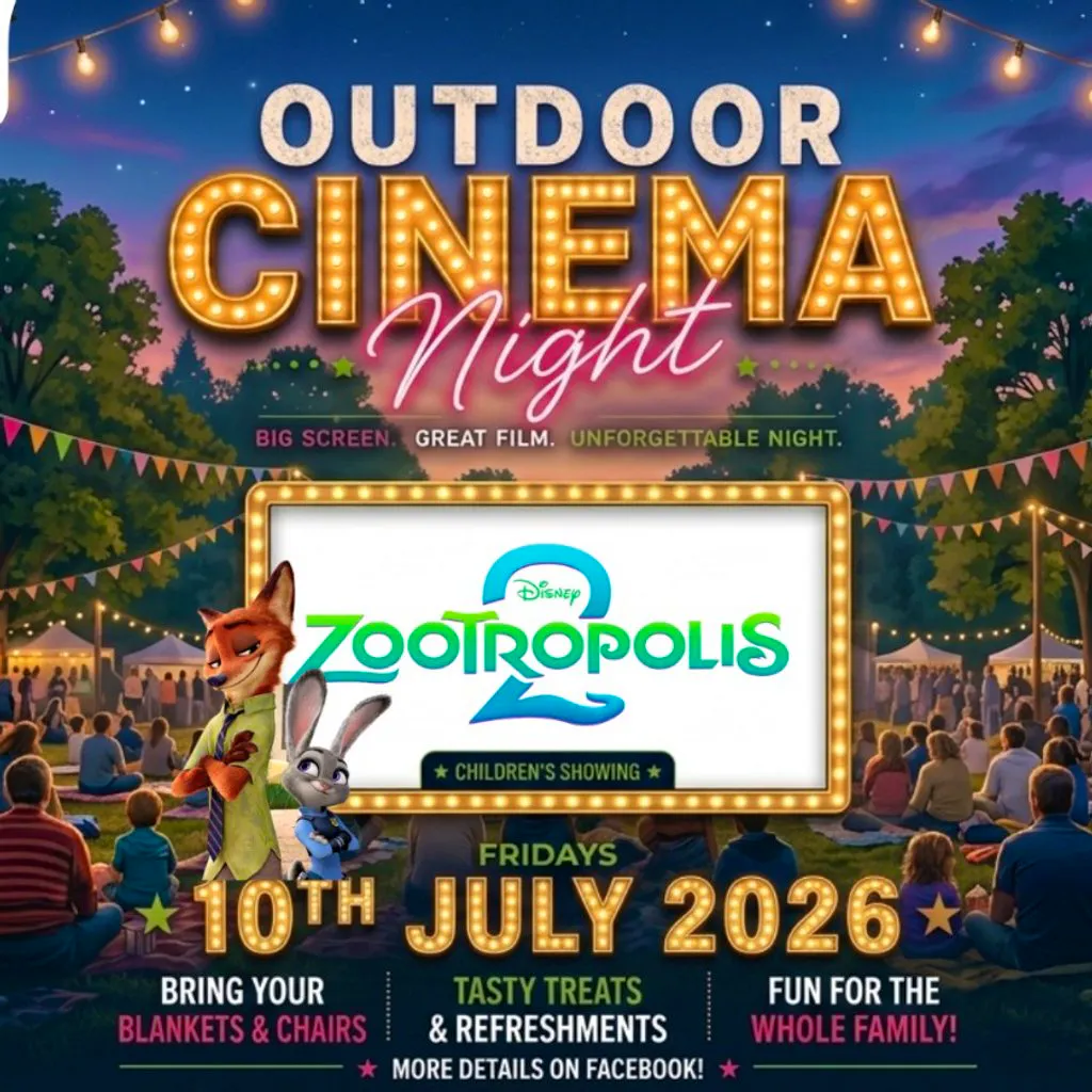 Cinema in the Park - Family Film Screening - Zootropolis 2 at Sanders Park