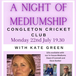 SSE PRESENTS - An evening of Mediumship with Medium Kate Green