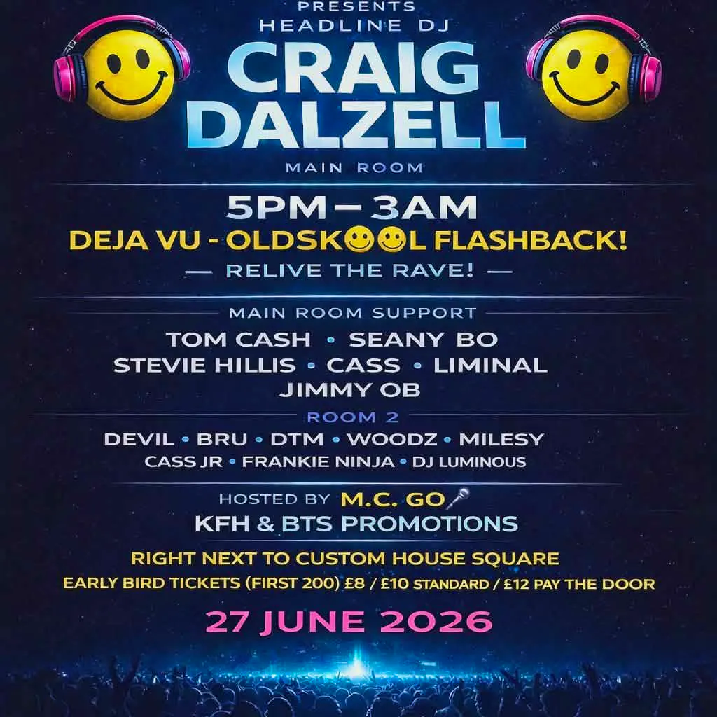 "DEJA VU" Pure Old SKool at Liquid / Lava Lounge Belfast