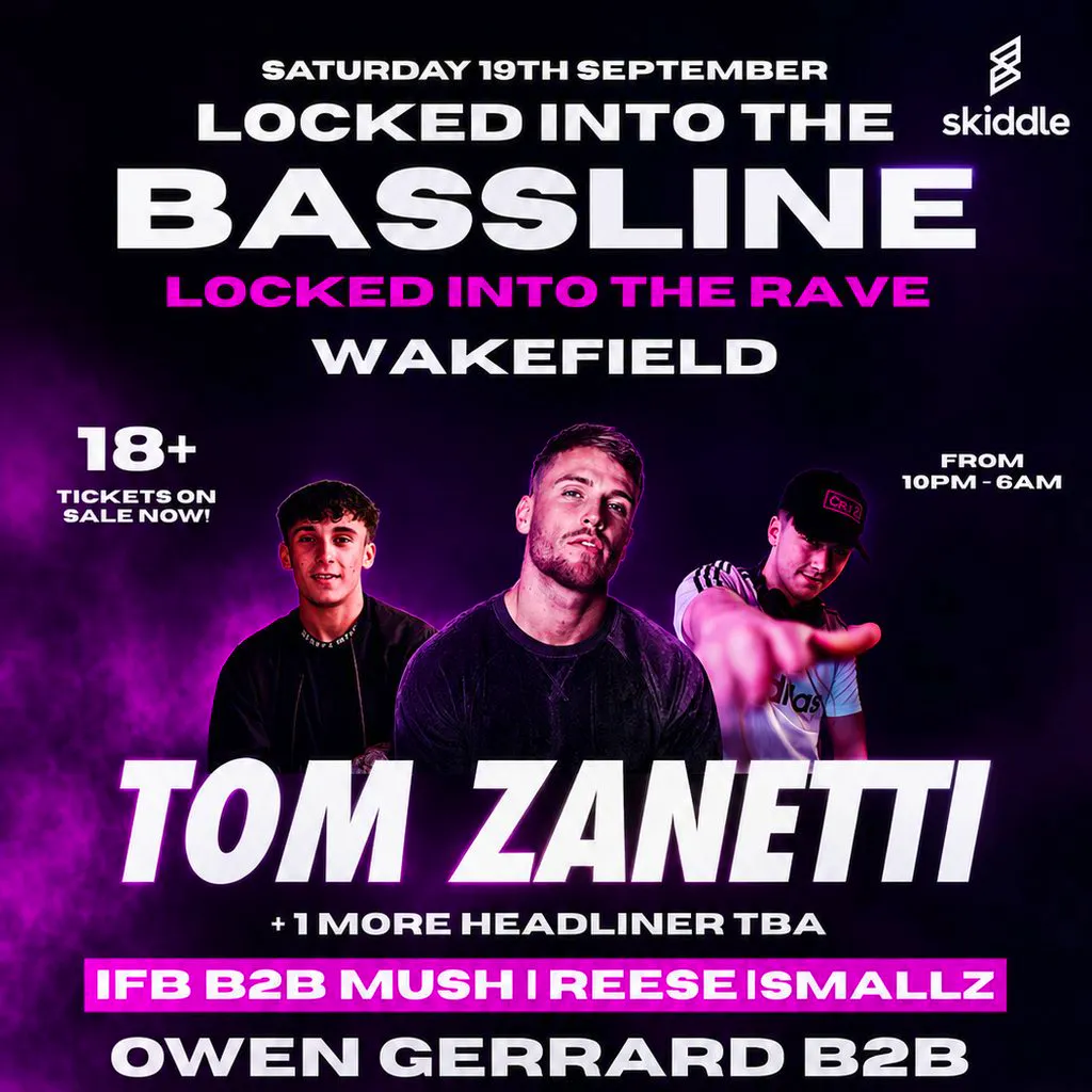 Locked Into The Bassline WAKEFIELD ft Tom Zanetti Club Nocturno at Club Nocturno
