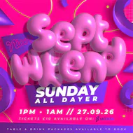 September Weekend All Dayer at Nicos Cafe Bar