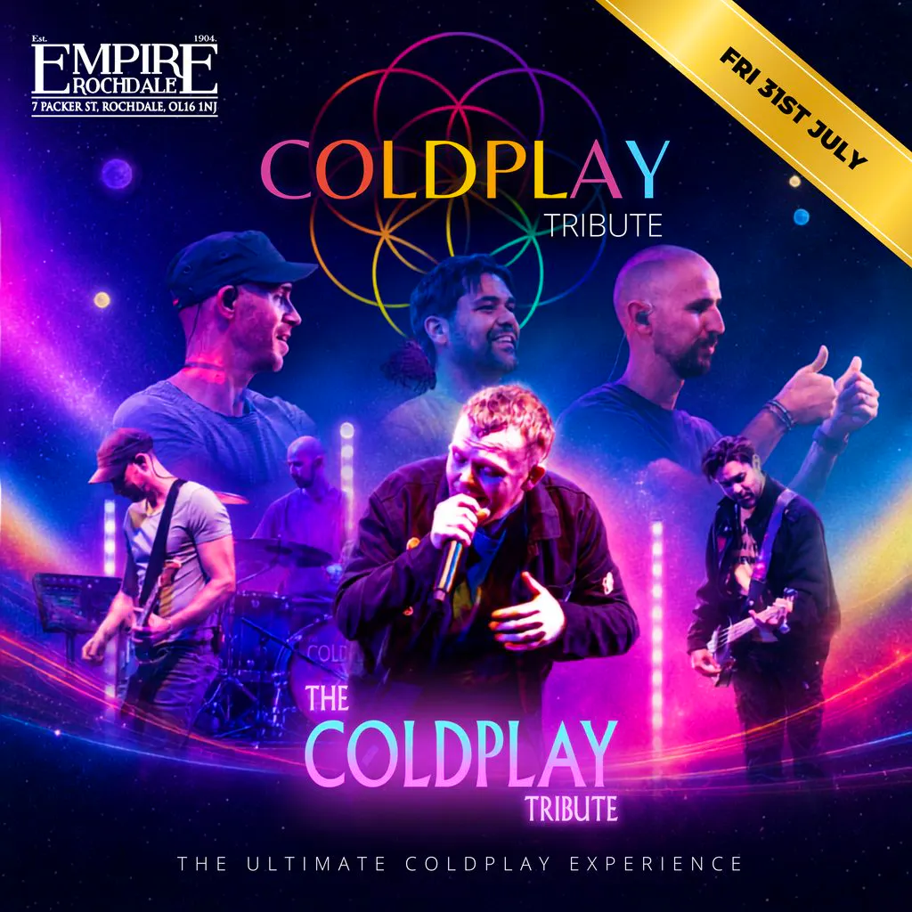 The Coldplay Tribute. Live at Empire Rochdale at Empire Rochdale