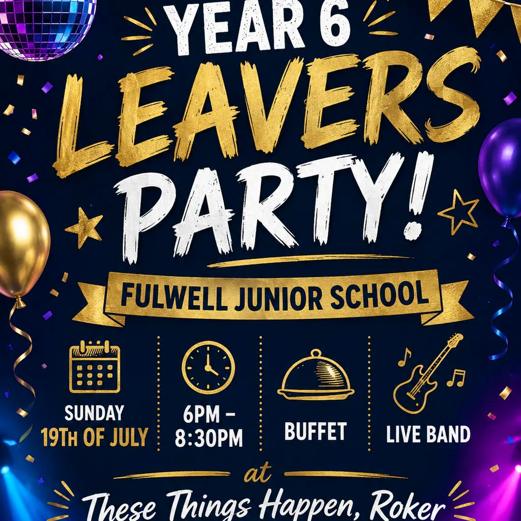 FJS Year 6 Leavers Party! at These Things Happen