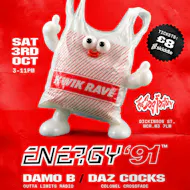 Energy 91 Oldskool Rave at The Bag Factory (next To The White Hotel)