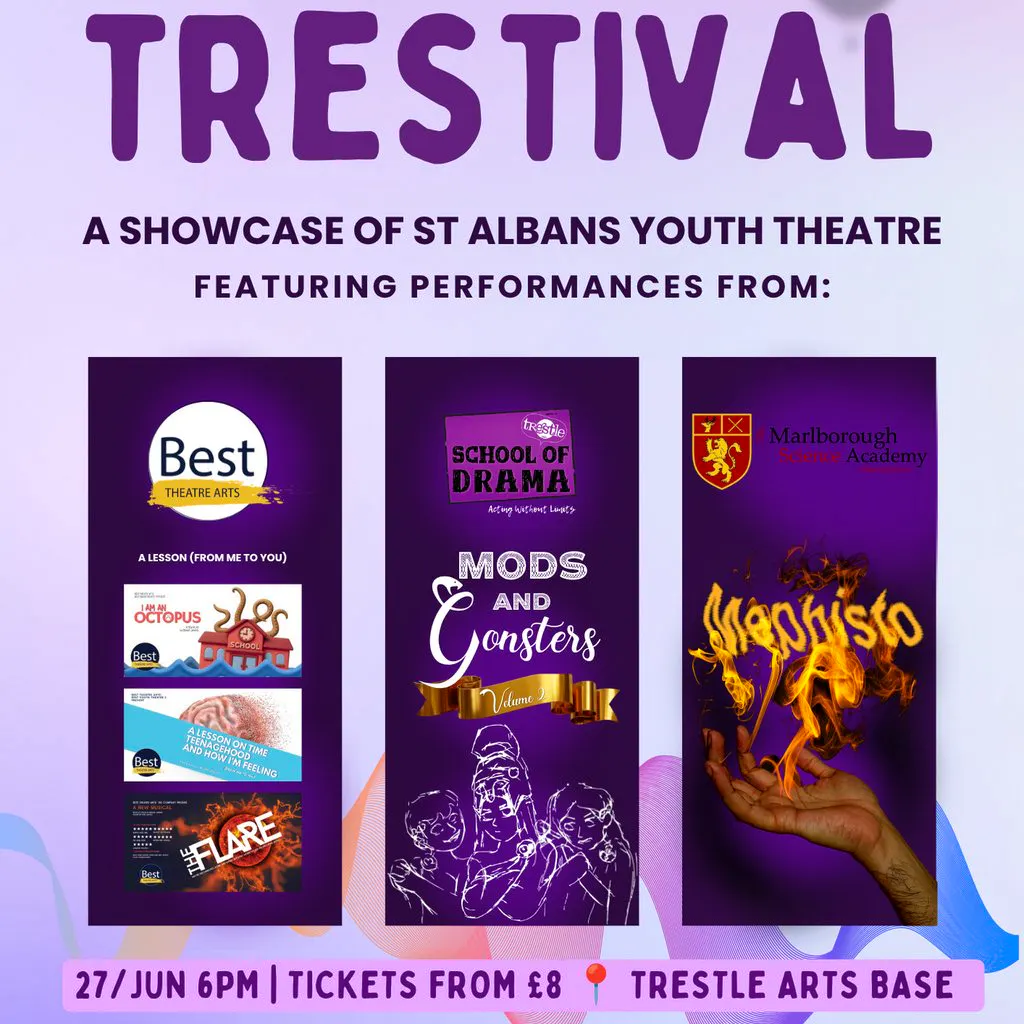 Trestival | A Showcase of St Albans Youth Theatre at Trestle Arts Base