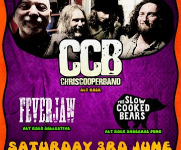 Chris Cooper Band - FeverJaw - The Slow Cooked Bears