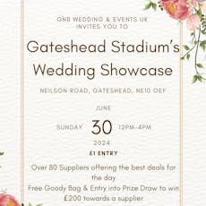 Gateshead Stadium Wedding Showcase at Gateshead Stadium