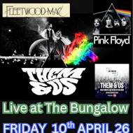 Fleetwood Mac & Pink Floyd Tribute Show by Them & Us at The Bungalow Bar