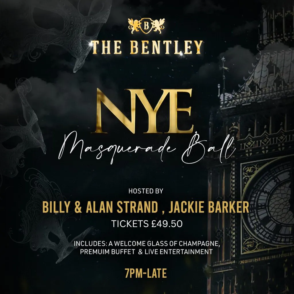 Tickets New Years Eve Masquerade Ball 2024 The Bentley Liverpool Tue