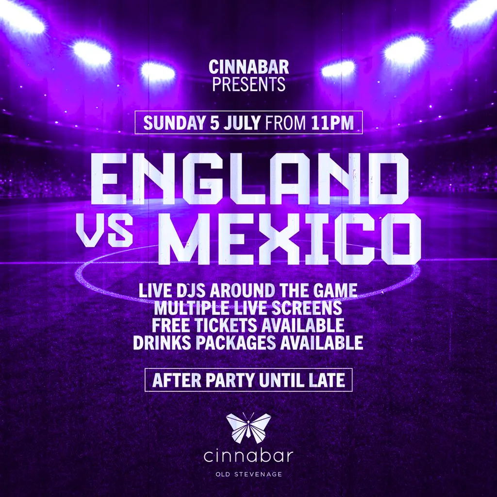 Cinnabar - England VS Mexico at Cinnabar