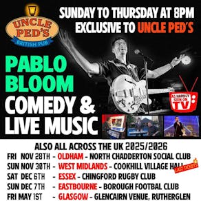 PABLO BLOOM - Warrington Irish Club - Sun 28th June - 2pm