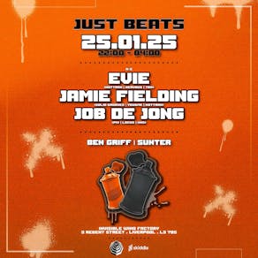 JUST BEATS Presents: Job De Jong, Evie & Jamie Fielding @ IWF